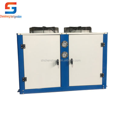 quality  Cold Storage Room Freezer Room Box Shaped Refrigeration Condensing Unit With Industrial Fan For Cool Room factory