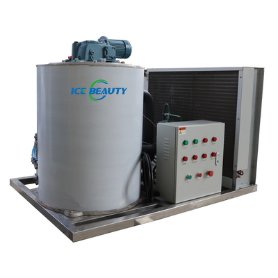 Commercial 3ton Ice Flake Maker / Ice Cream Flake Making Machine Evaporator