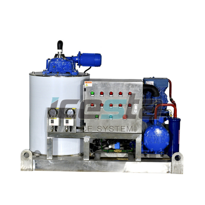 Commercial ICESTA 5 10 100 ton high energy saving fresh water subcooled slurry ice machine for milk based mix cooling