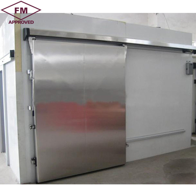 Customizable size Meat chicken storage sandwitch panel sliding blast freezer cold room door