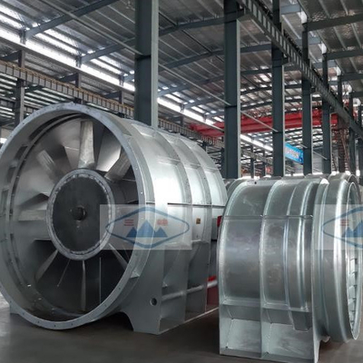 Factory aerofoil axial fan for tunnel, metro and subway ventilation impeller diameter up to 3m