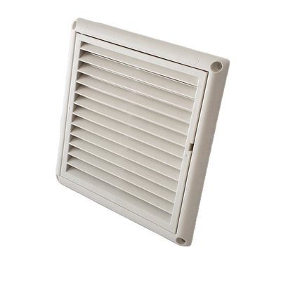 Modern Duct Round Plastic Inlet And Outlet dn150mm , White PP Fit Ventilation Fittings 4 5 6 Inch 100mm