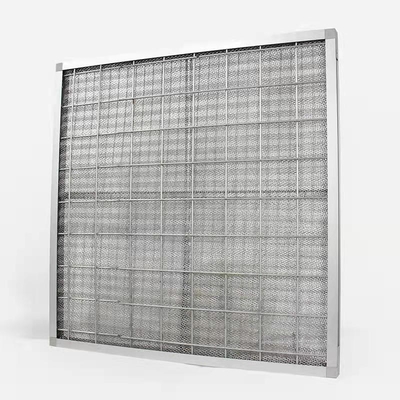 High Heat Resistance Aluminum Metallic Mesh Air Filter For Air Conditioner Customized By Hotels