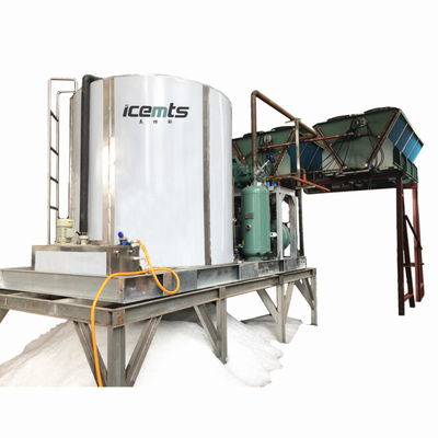 Newest Automatic Food Storage 30 Tons Containerized Industrial Freshwater Flake Ice Machines For Fishing