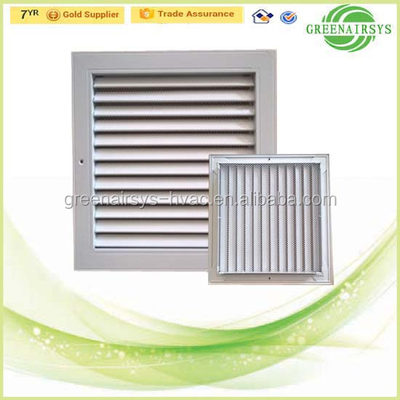 External Blade 30 Degree Wall Decoration Exhaust Air Vent Grille Fan Fixed Parts Air Conditioner With Filter