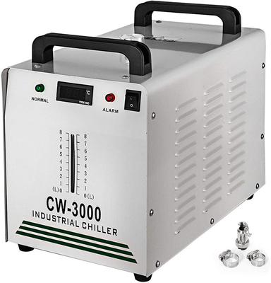 Hotels Industrial Water Cooler CW 3000 Refrigerator 8.5L For Laser Engraver 0.9A Current Cycling Refrigerator