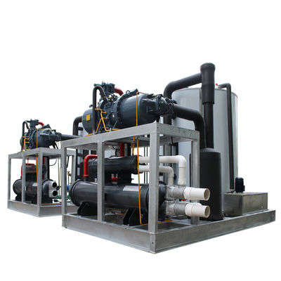 factory water cooling 30 ton snowflake ice machine