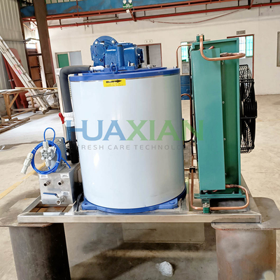 1ton Sea Water Flake Ice Machine Maker for Seafood Shop/Restaurant/Ice Making Factory/Fish Market