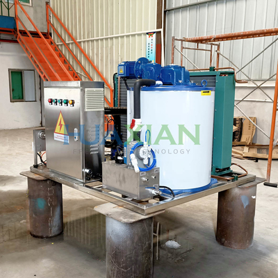 1000kg/24h Stainless Steel Portable Automatic Marine Grade Flake Ice Machine for Coast Line Industry